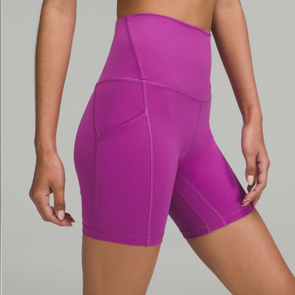 lululemon athletica Purple Bike Shorts